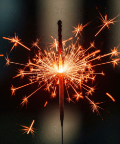 10 cm Red Sparklers