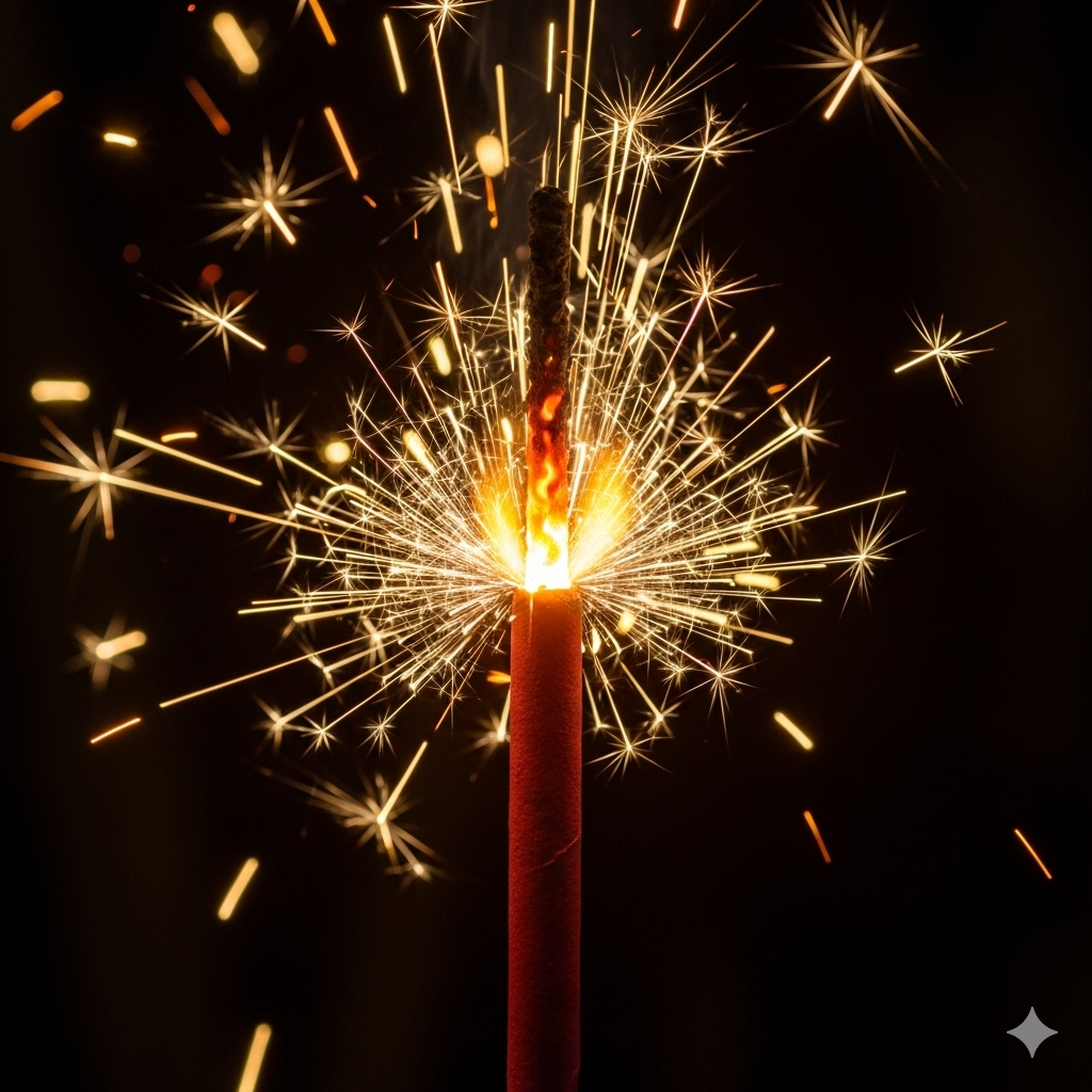 12 cm Red Sparklers