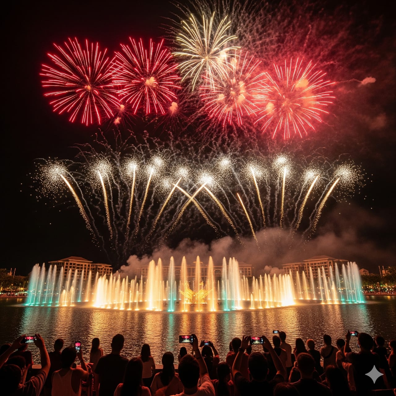 Rain & Shin Mix (Fountain & Sky Shot)