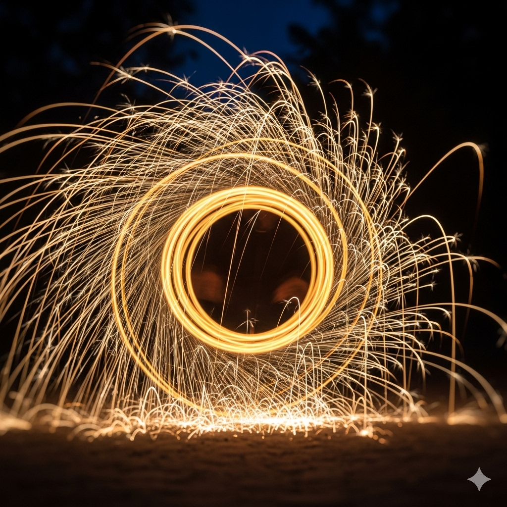 Rotating Sparkler (Umbrella)